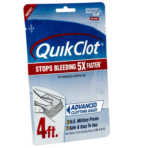 Adventure Medical QuickClot Gauze 3" x 4