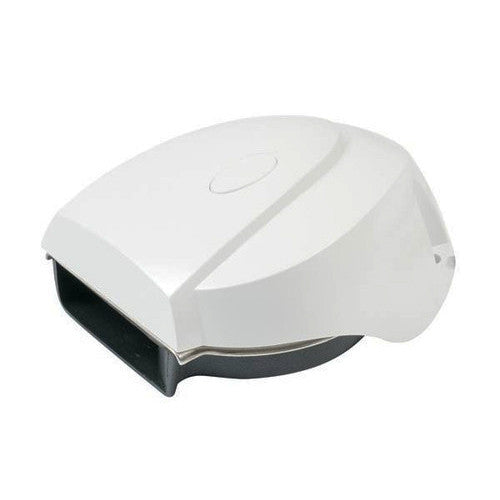 White Mini Blast Compact Electric Boat Horn